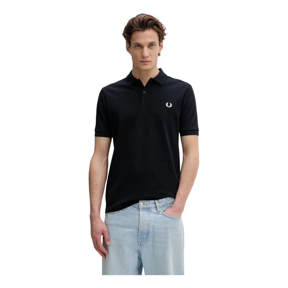 Fred Perry Uomo Blu Per M6000 Polo Tinta Unita M6000 Scuro (M), Casual, Cotone, Manica Corta, Navy - Immagine 6