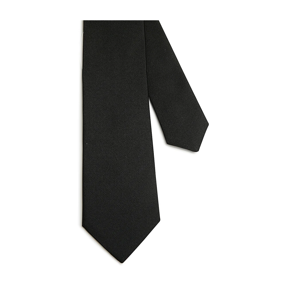 Tagliatore Zwarte Satijnen Puntstrik Black Heren