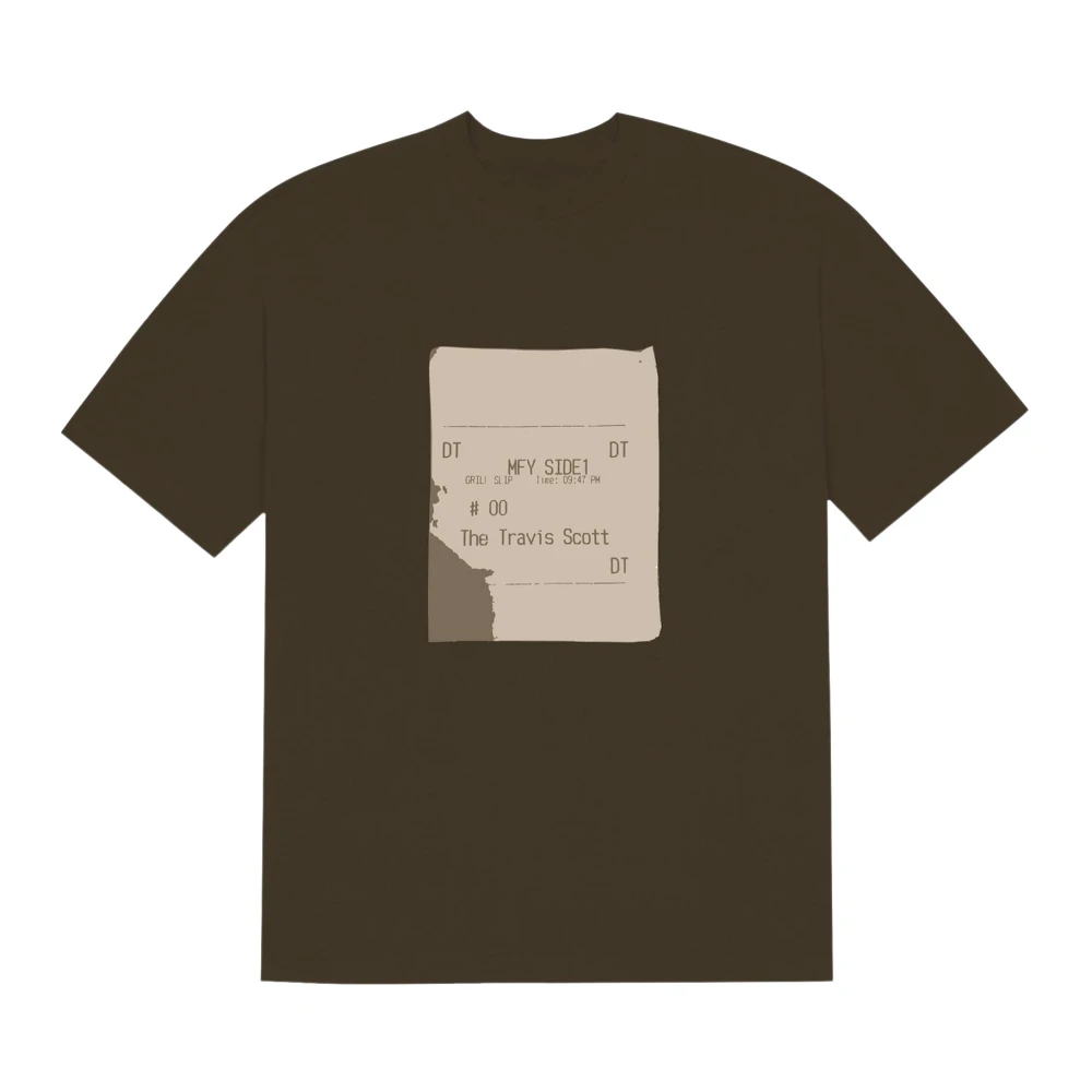 Cactus Plant Flea Market Travis Scott x Cpfm Grill T-Shirt Brown Heren