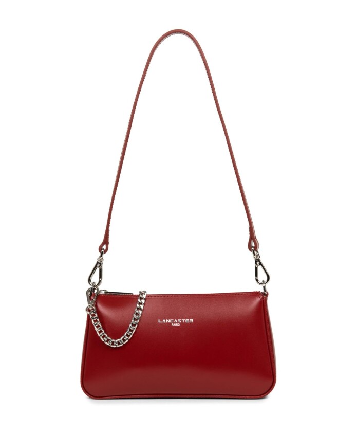 sac-bandouliere-en-cuir-rouge-avec-chaine