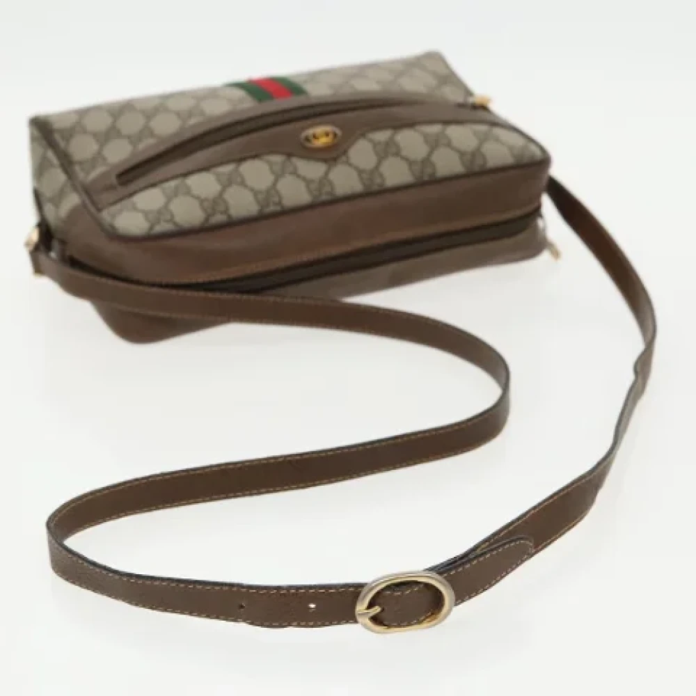 Gucci Vintage Pre-owned Leather gucci-bags Beige Dames