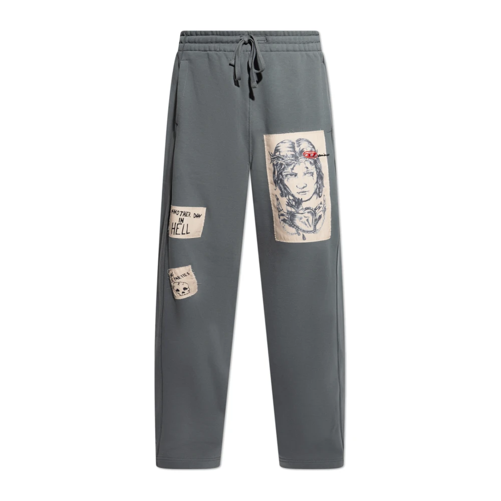 Diesel Hombre Gris - Pantalones P-Martyans - Trousers - Xl - Pantalones P-Martyans