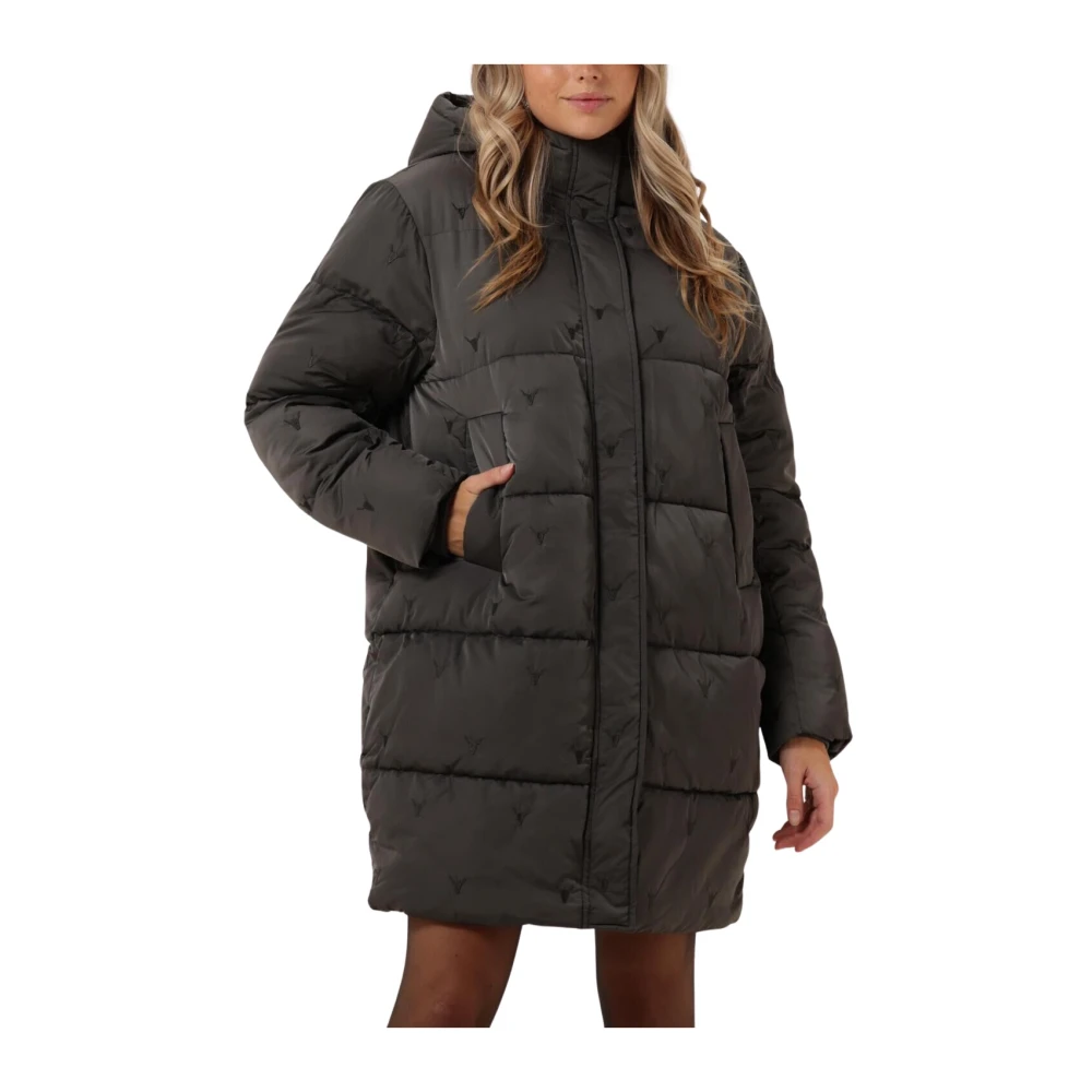 Alix The Label Bull Puffer Coat voor dames Gray Dames
