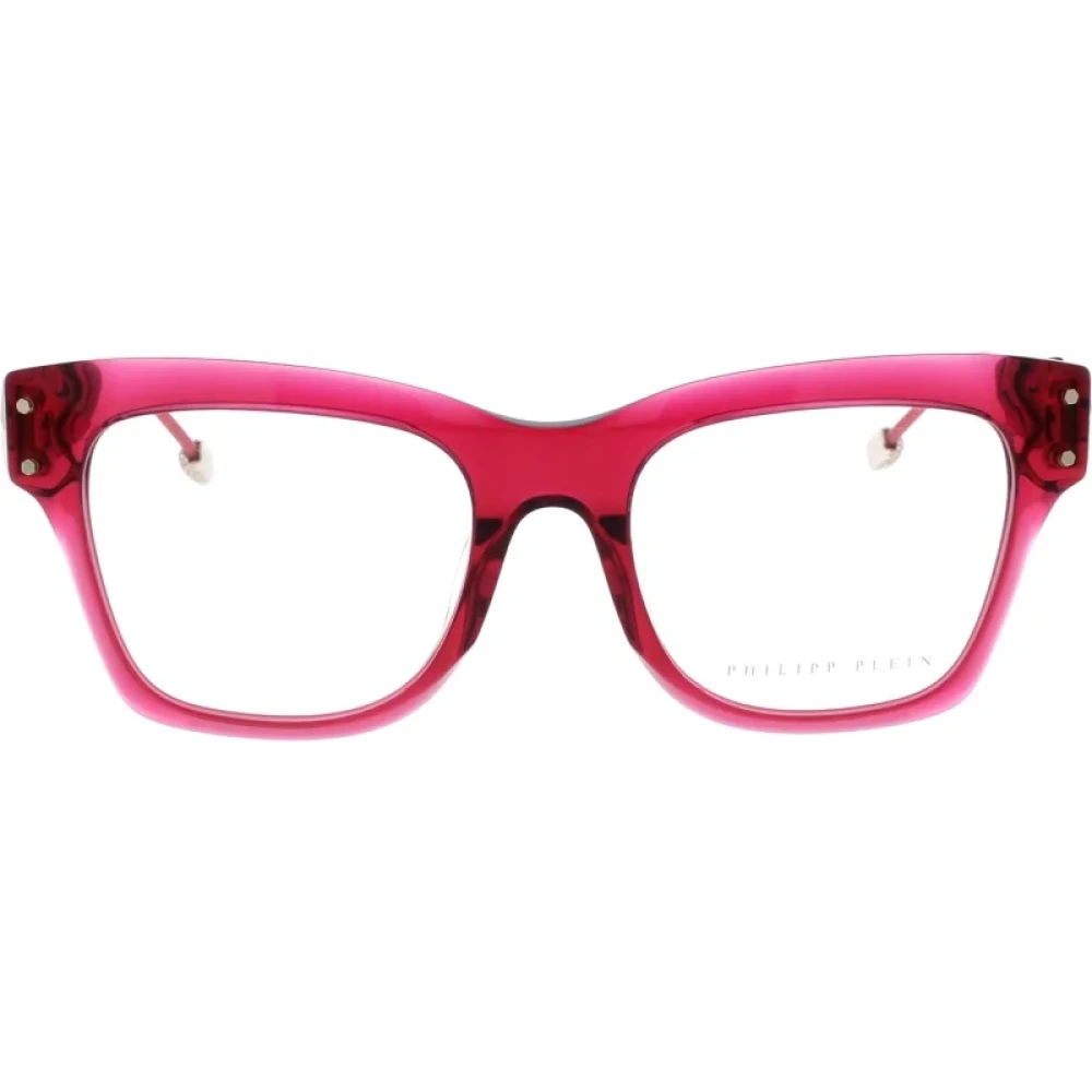 Philipp Plein Queen Bril met 3 jaar garantie Red Dames