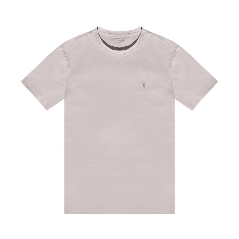 AllSaints T-shirt met Brace-logo Gray Heren