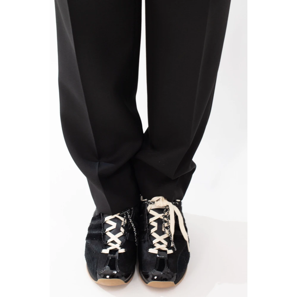 Costumein Losse Geplooide Broek Black Heren