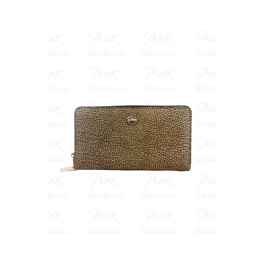 Borbonese Women's Beige Wallets & Cardholders, One Size, P.foglio Large Zip Around