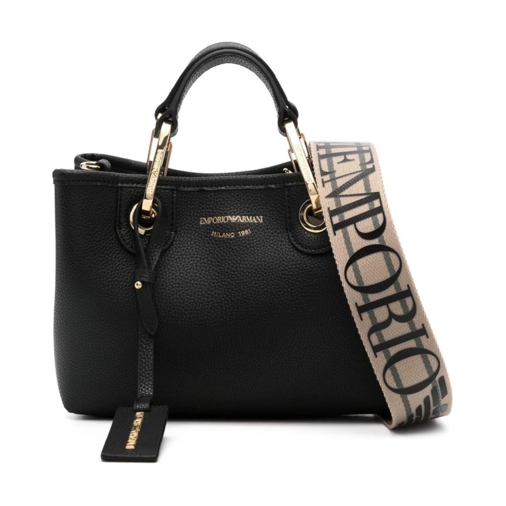 Emporio Armani Donna Nero Borsa Tote In Pelle