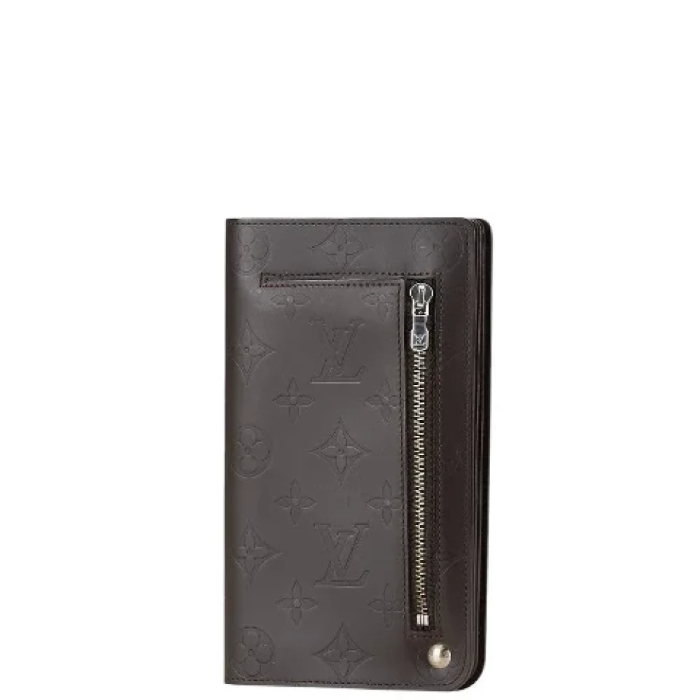Louis Vuitton Vintage Pre-owned Leather wallets Brown Dames