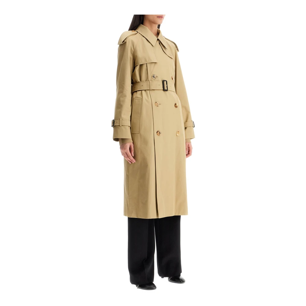 Burberry Klassieke double-breasted trenchcoat Beige Dames