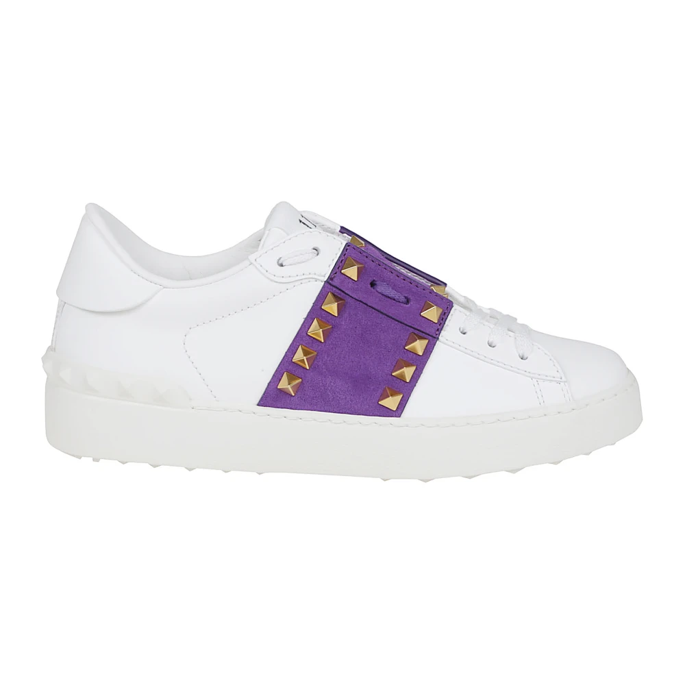 Valentino Garavani Rockstud Untitled Kalfsleren Sneakers Dames Schoenen Wit