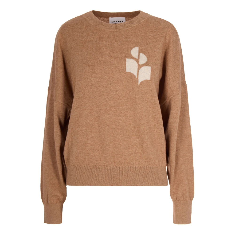Marant Étoile Women's Brown Round-Neck Knitwear, Xs, Marisans Jumper
