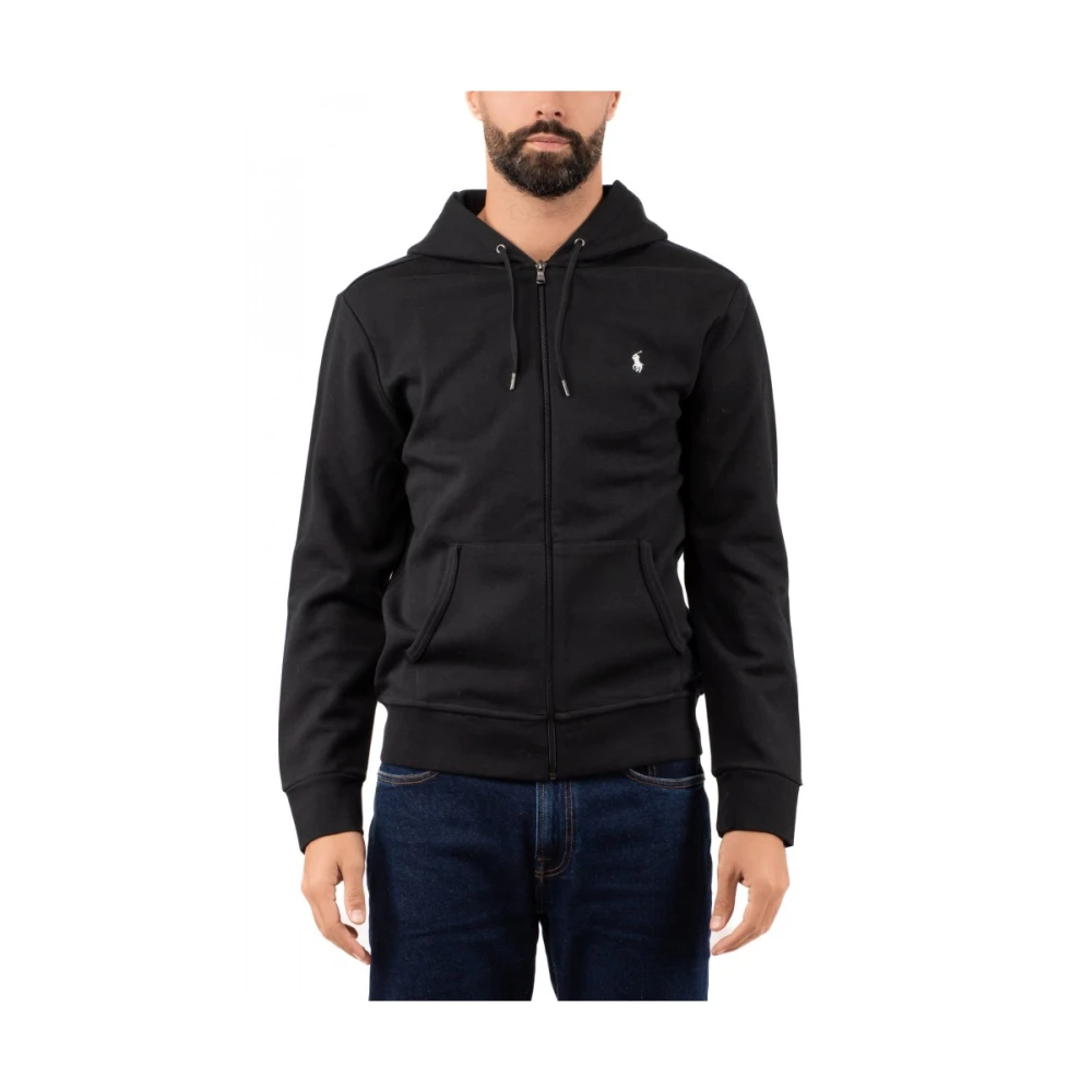 Ralph Lauren Zip Sweatshirt Black Heren