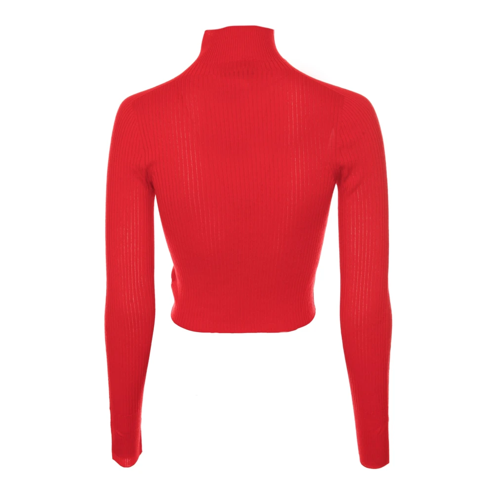 drykorn Zachte Gebreide Trui met Ronde Hals Red Dames