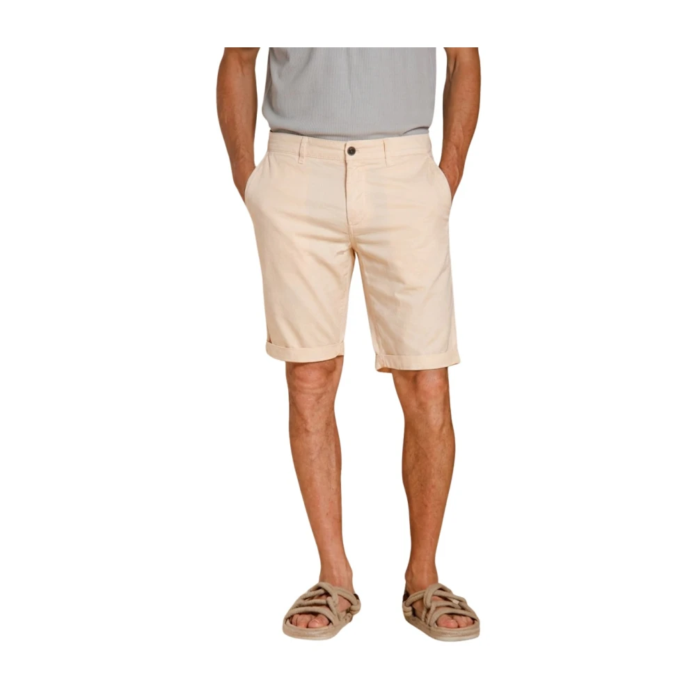 Mason's Mannelijk Roze Korte Broeken Heren, 3XL, Katoen, London Chino Bermuda