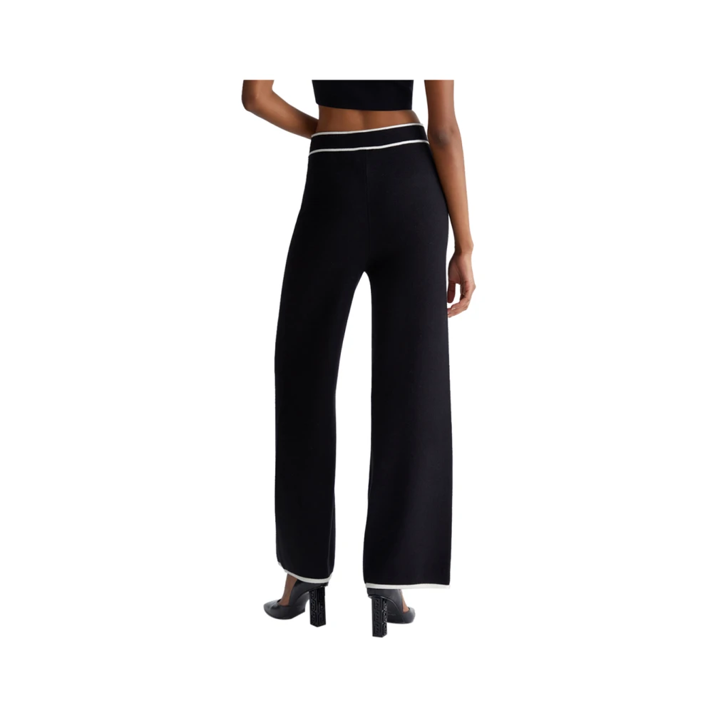 Liu Jo Zwarte Elegante Veelzijdige Broek Black Dames