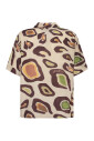 chemise-beige-a-motif-et-col-bowling