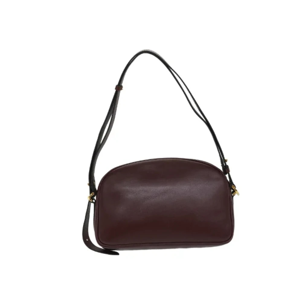 Cartier Vintage Pre-owned Leather shoulder-bags Red Dames