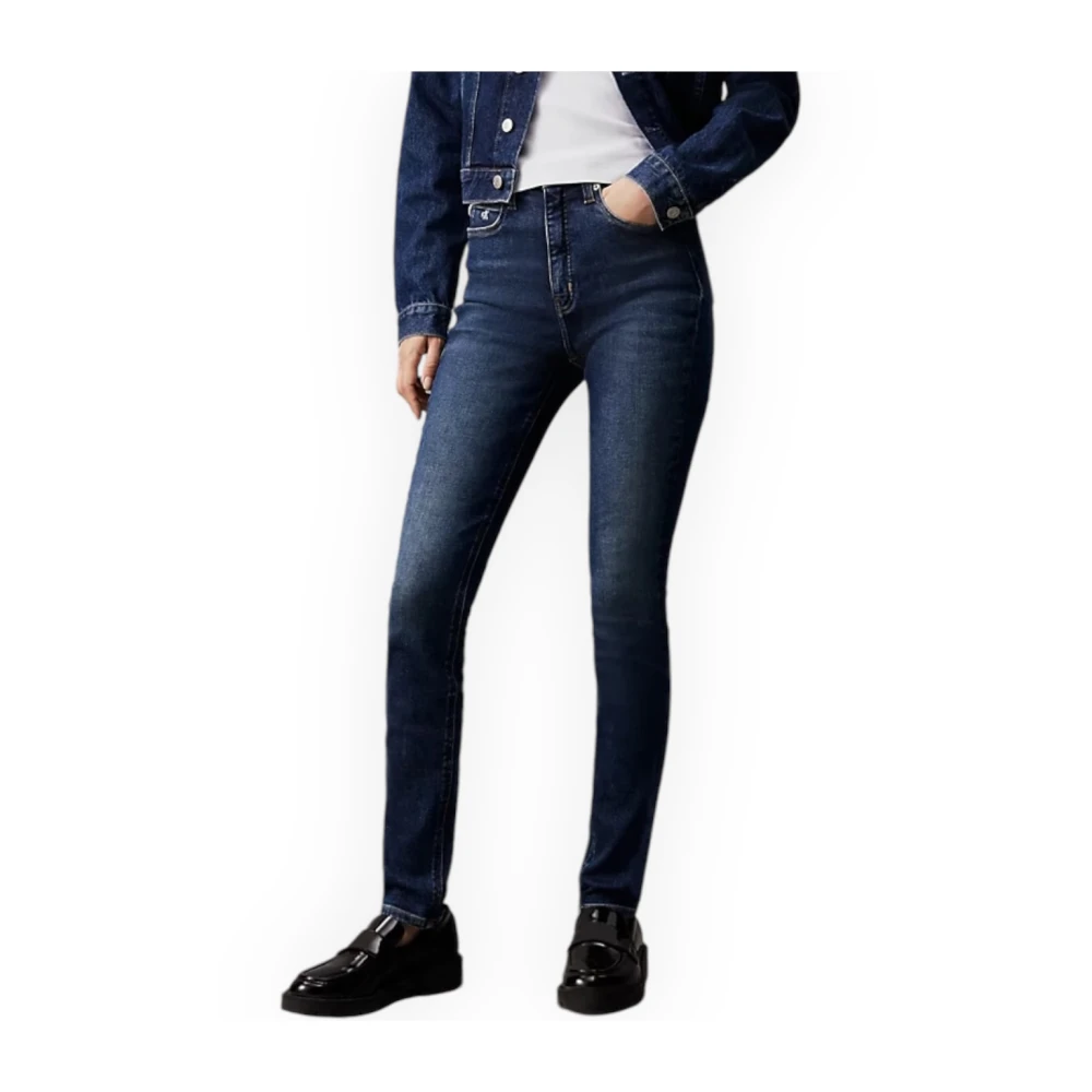 Calvin Klein Skinny fit jeans High rise skinny in 5-pocketsstijl