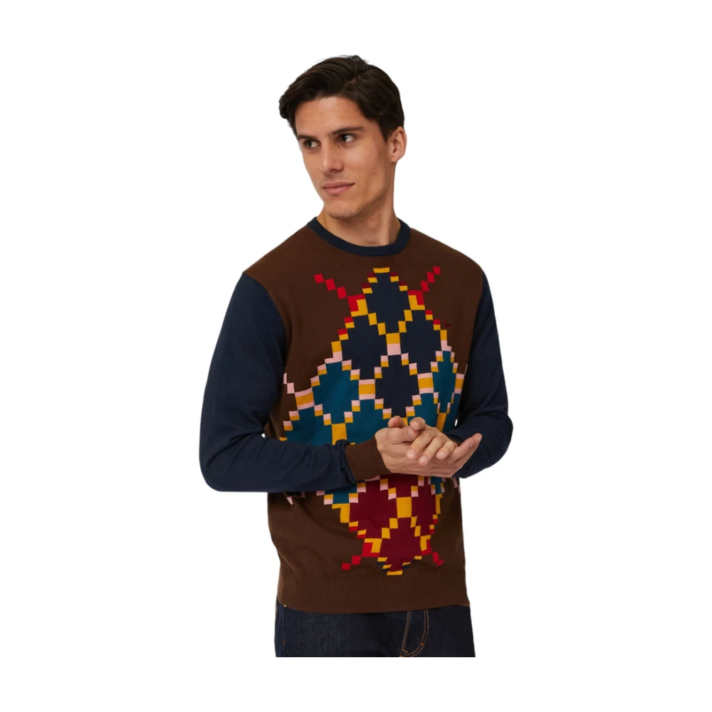Harmont & Blaine Ronde Hals Trui Multicolor Heren