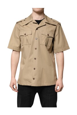 brown-graphic-print-casual-shirt