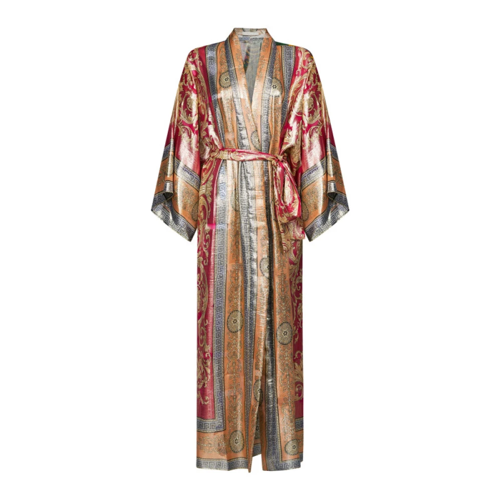 Mes Demoiselles Reggio Silke Kimono med Lurex Tråd Multicolor, Dam