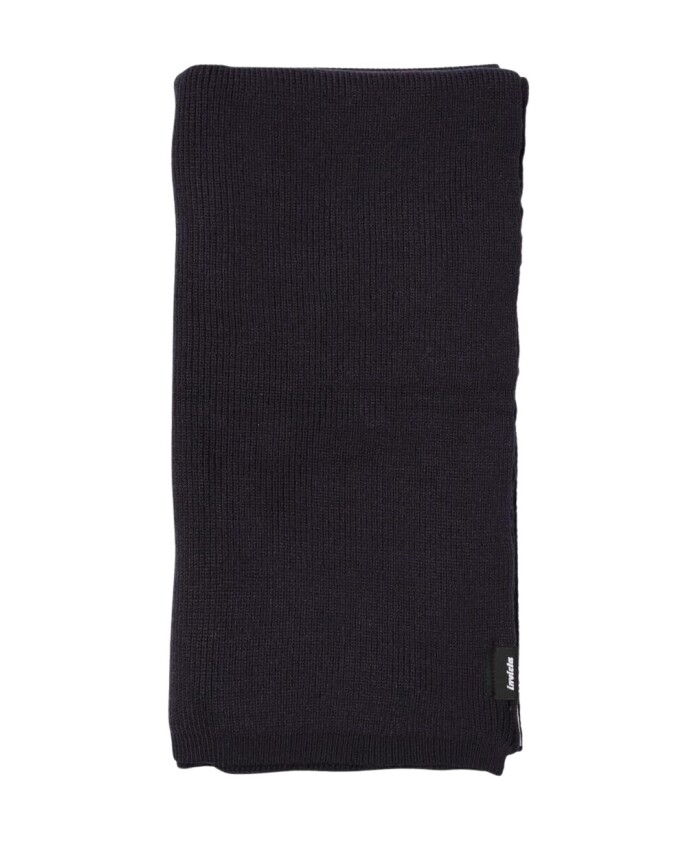 echarpe-bleue-en-coton-tricote