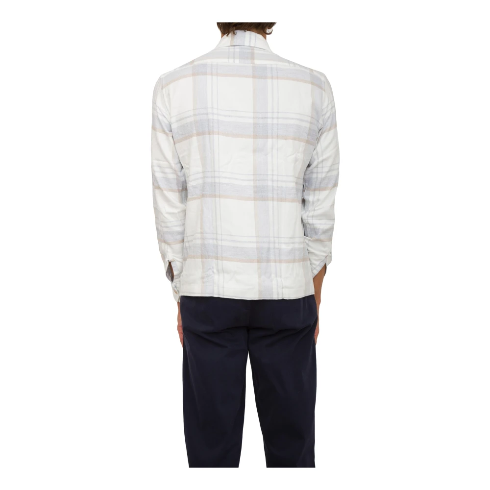 Eleventy Grijze Shirt met 4 Zakken Multicolor Heren