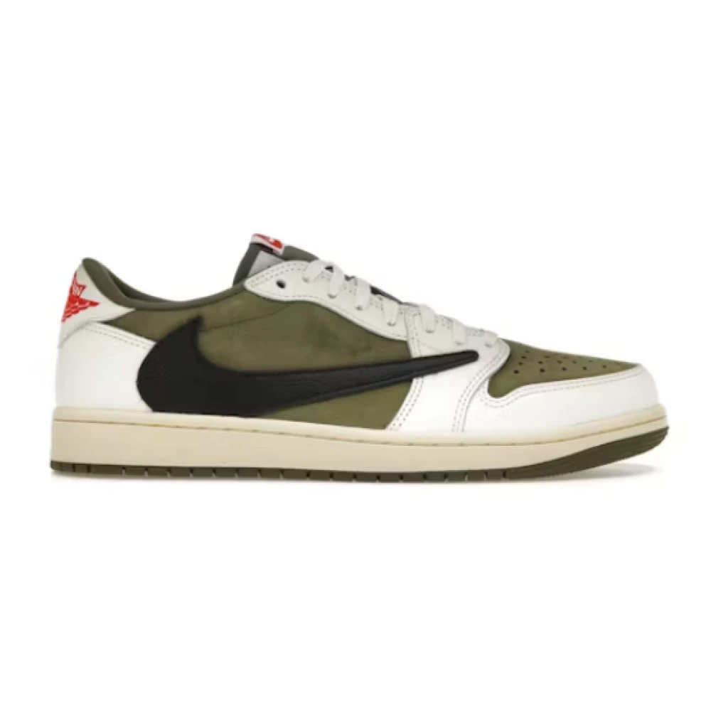 Jordan Travis Scott Retro Low Medium Olive Multicolor, Herr