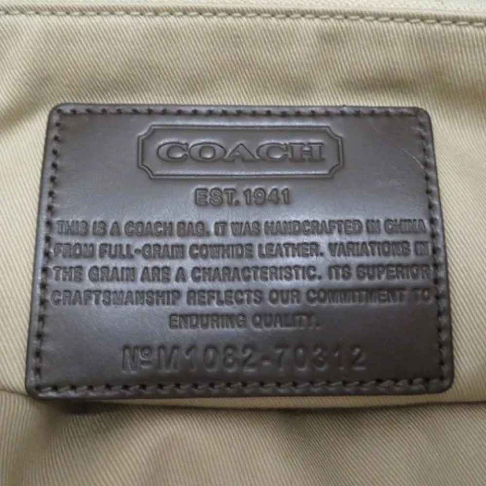 Coach Pre-owned Leather shoulder-bags Brown Dames