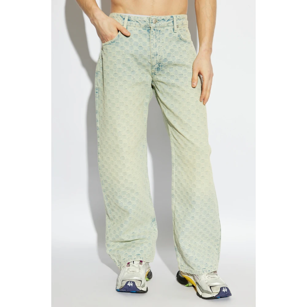 Misbhv Jeans met logo Blue Heren