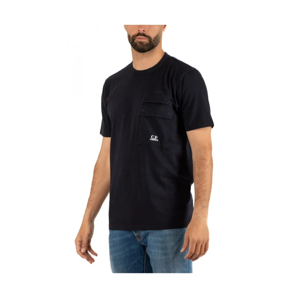 C.P. Company Heren T-shirt Urban Stijl Black Heren