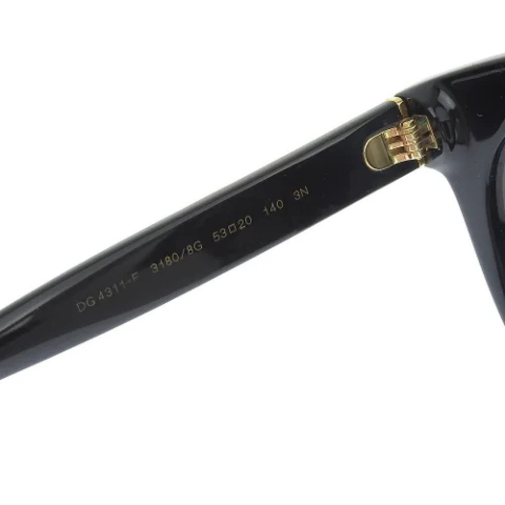 Dolce & Gabbana Pre-owned Plastic sunglasses Black Dames