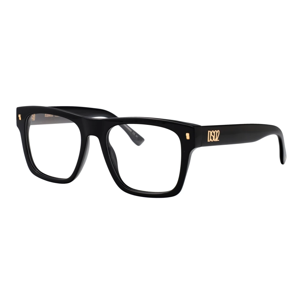 Dsquared2 Men's Black Glasses, 53 Mm, D2 0037 Optical Frame
