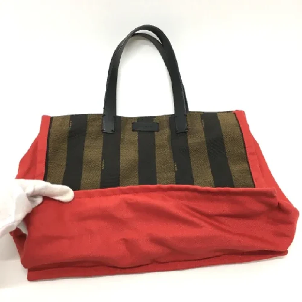 Fendi Vintage Pre-owned Fabric fendi-bags Brown Dames