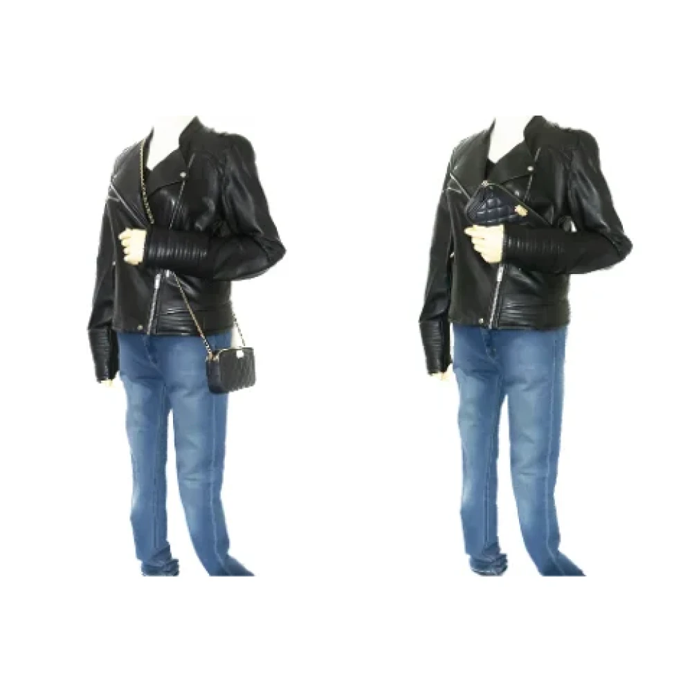 Chanel Vintage Pre-owned Leather chanel-bags Black Dames