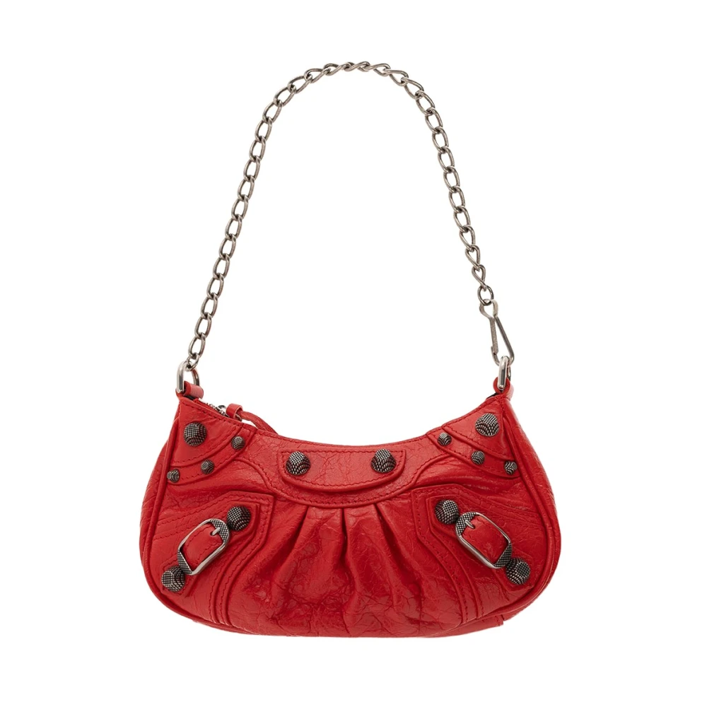 Balenciaga Le Cagole Mini shoulder bag Red, Dam