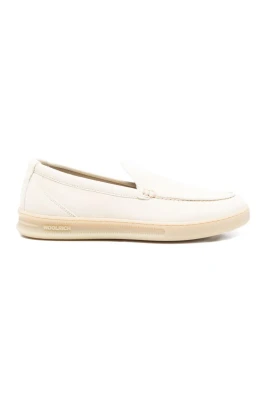 Double U Leather Slip-on Sneakers