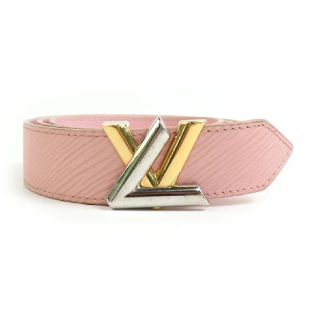 Louis Vuitton Vintage Pre-owned Leather belts Pink Dames