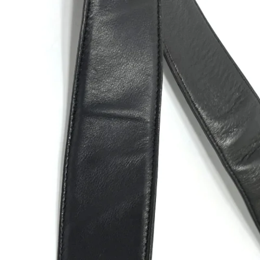 Chanel Vintage Pre-owned Leather chanel-bags Black Dames
