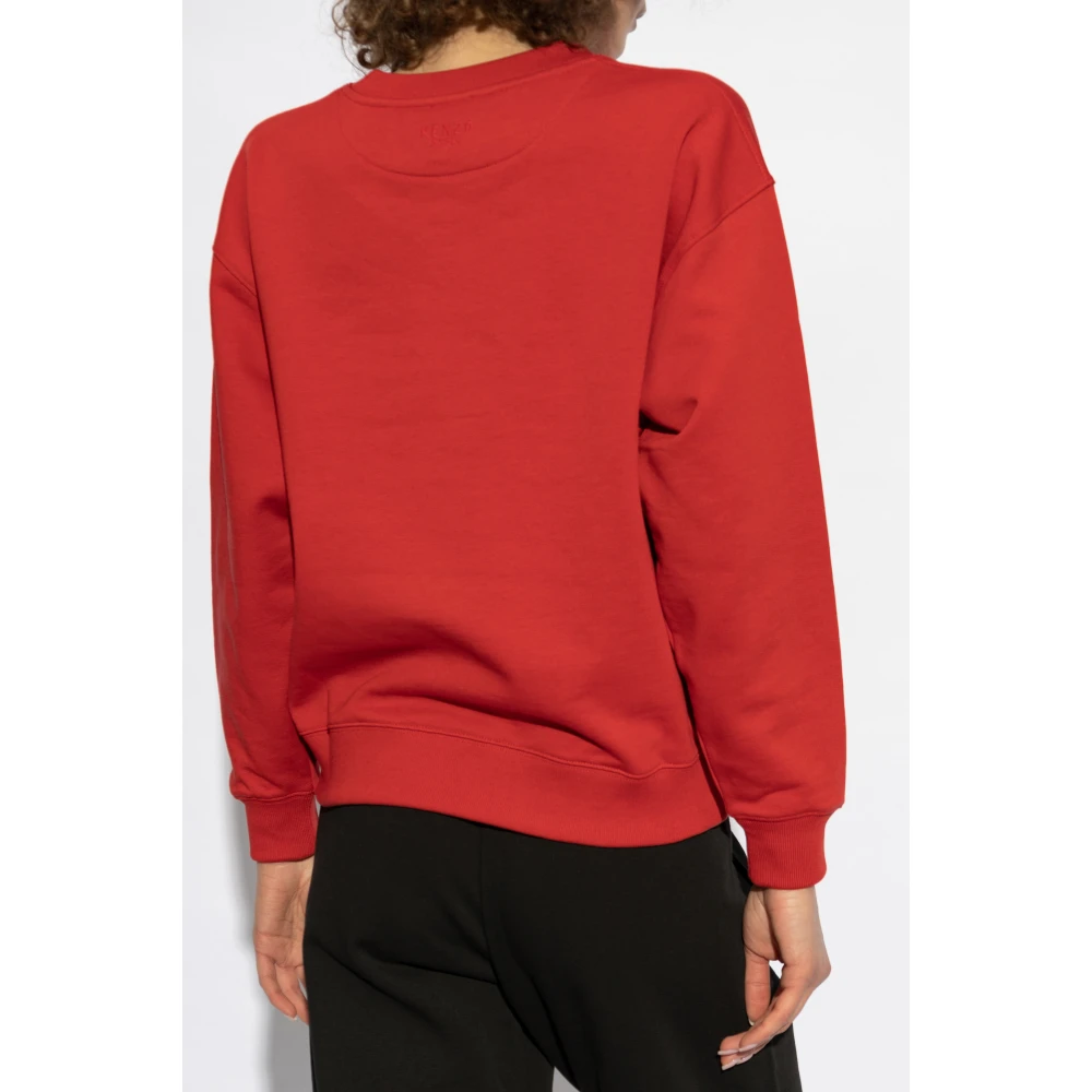 Kenzo Sweatshirt met geborduurd logo Red Dames