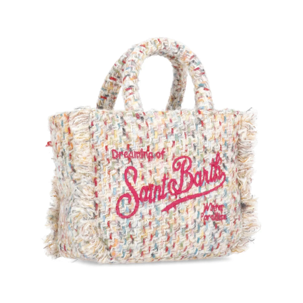 Saint Barth Multicolor Handtas met Franjes en Logo Multicolor Dames