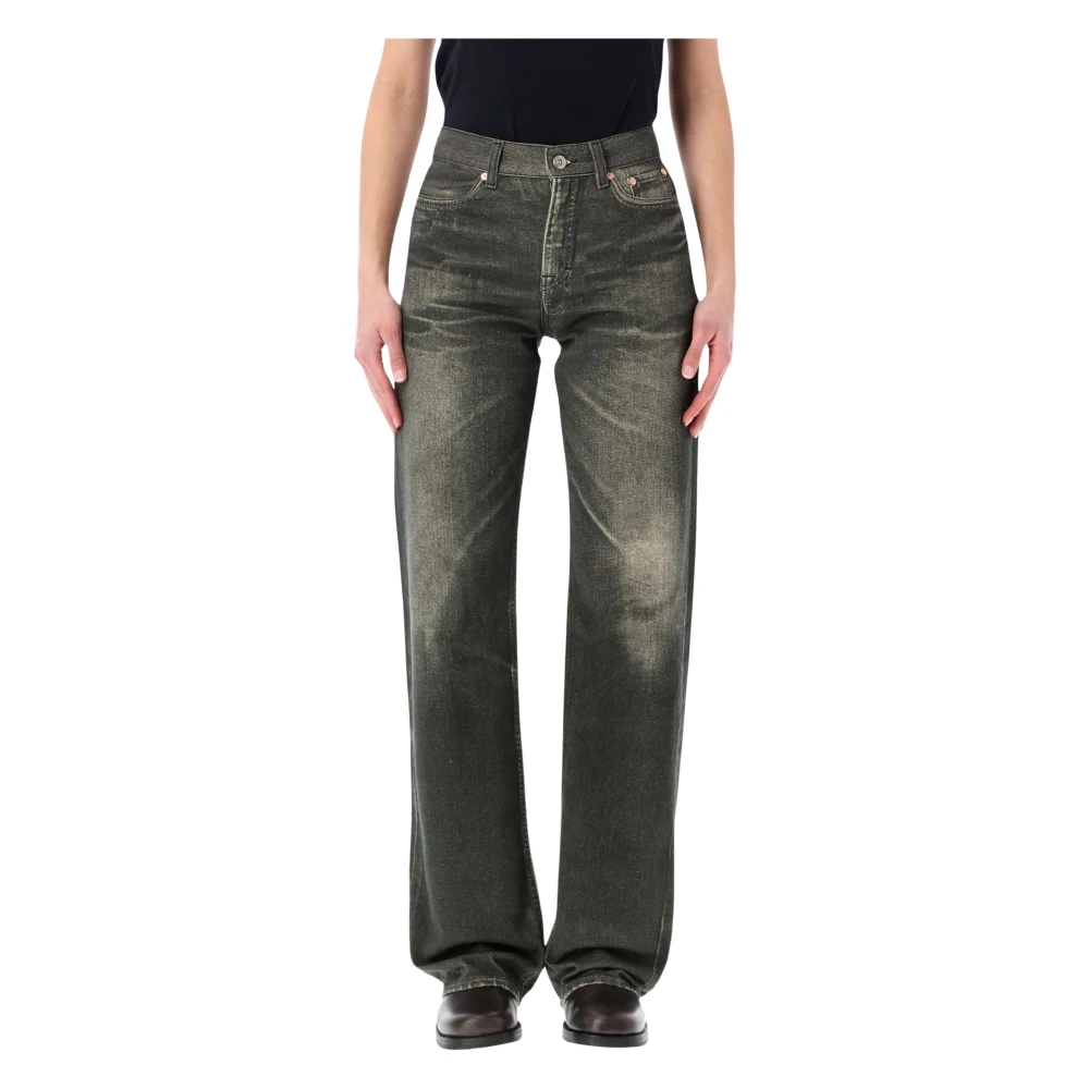 Our Legacy Women's Black Wata Cut Jeans - Straight Fit Jeans - W25 - Jeans
