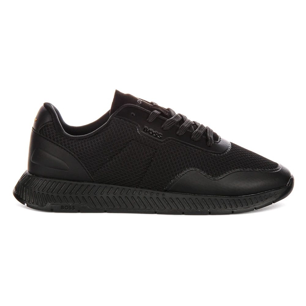 Hugo Men's Black Sneakers, 11 Uk, Titanium Runn