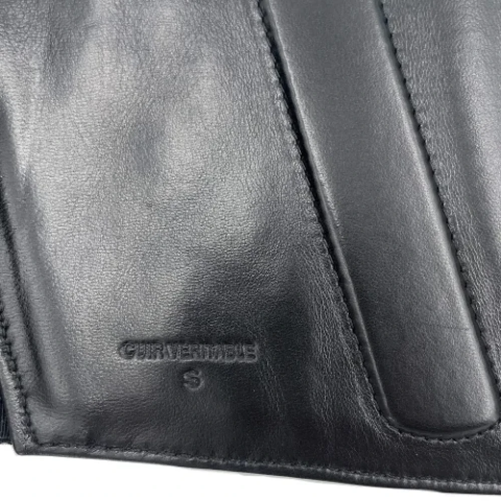 Chanel Vintage Pre-owned Leather belts Black Dames