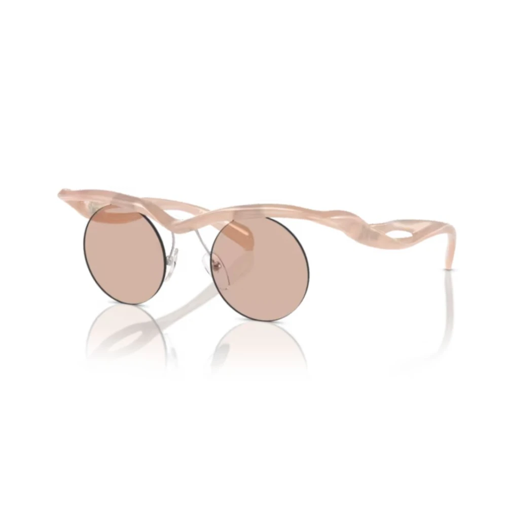 Prada Unisex Pink Sunglasses, One Size, Stylish A24s Sole Shoes