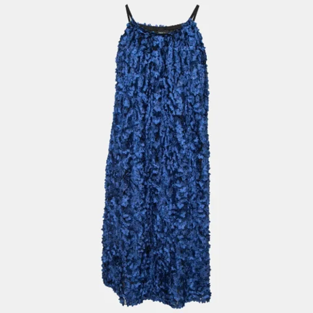Armani Pre-owned Fabric dresses Blue Dames