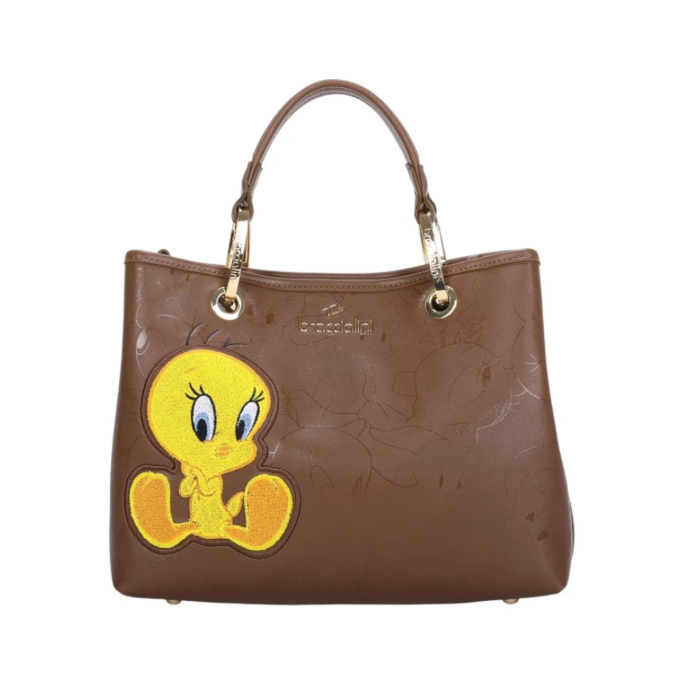 Braccialini Vrouw Bruin Tassen Dames, One Size, Medium Handtas