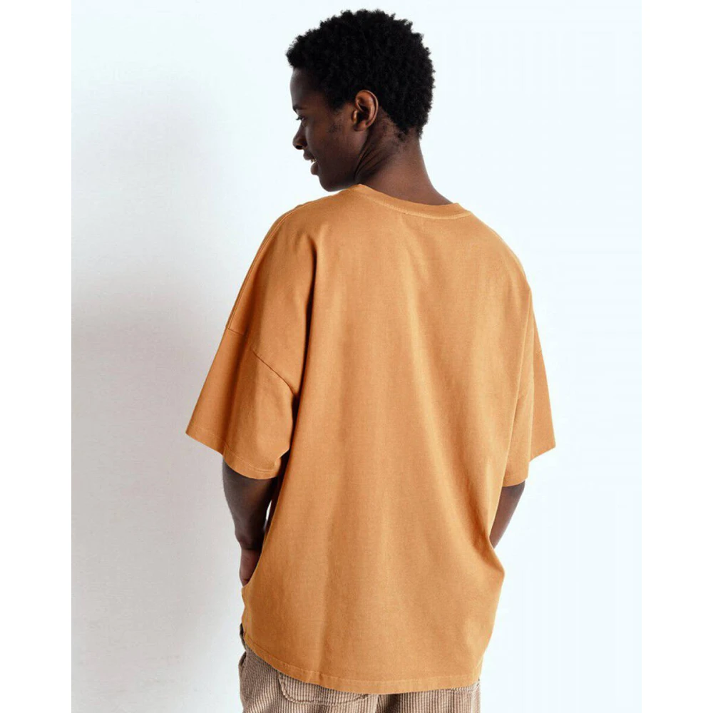 American vintage Korte mouw Fizvalley T-shirt Orange Heren