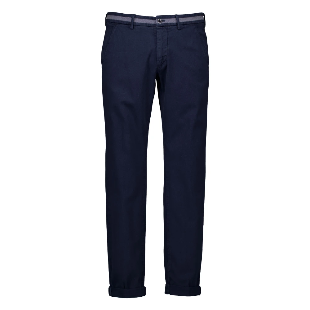 Mason's Blauwe Chino Broek Blue Heren